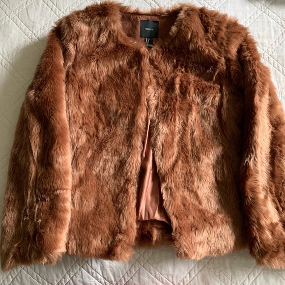 Forever 21 Jackets & Blazers - Faux Fur Coat